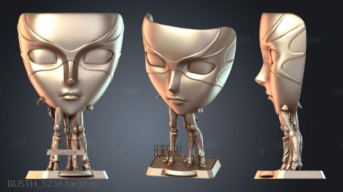 BUSTH_5236 3d stl модель для ЧПУ