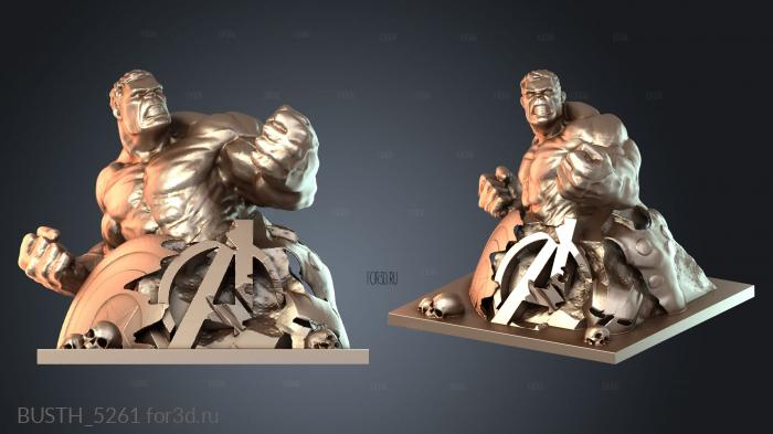 BUSTH_5261 3d stl модель для ЧПУ