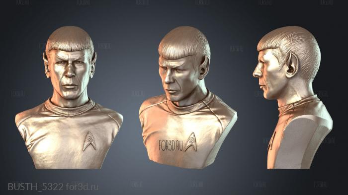 BUSTH_5322 3d stl модель для ЧПУ