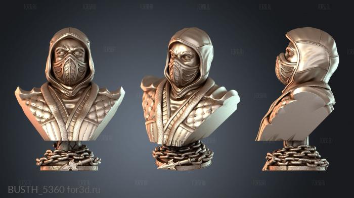 BUSTH_5360 3d stl модель для ЧПУ