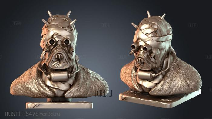 BUSTH_5478 3d stl модель для ЧПУ