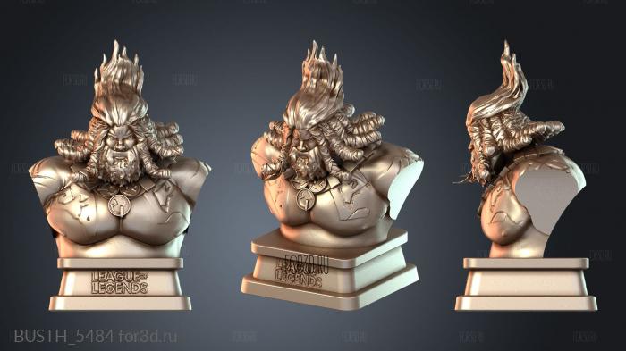 BUSTH_5484 3d stl модель для ЧПУ