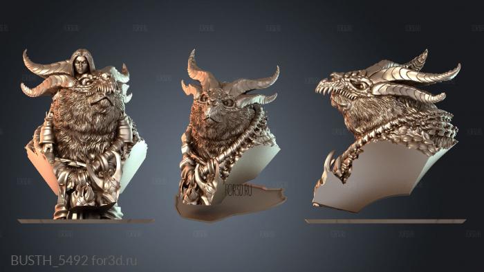 BUSTH_5492 3d stl модель для ЧПУ