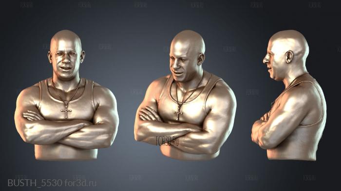 BUSTH_5530 3d stl модель для ЧПУ