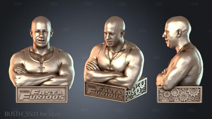 BUSTH_5531 3d stl модель для ЧПУ