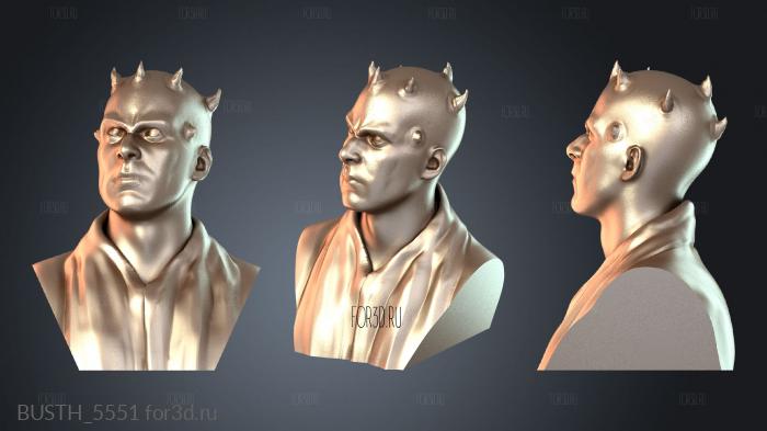 BUSTH_5551 3d stl модель для ЧПУ