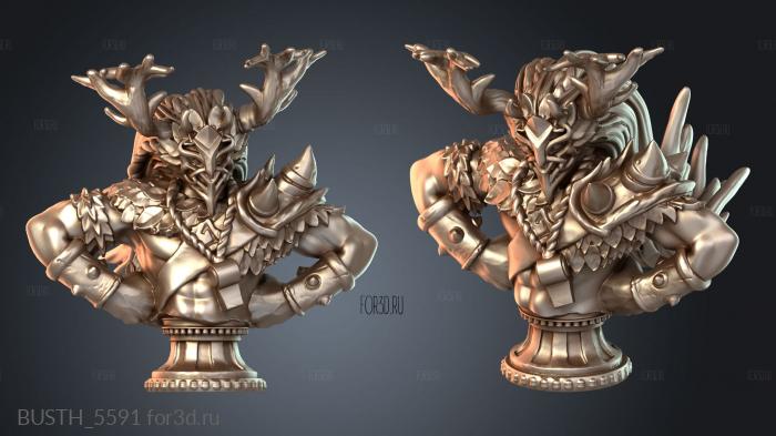 BUSTH_5591 3d stl модель для ЧПУ