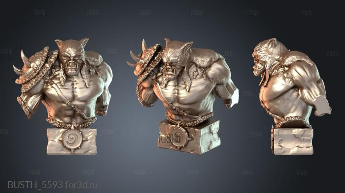 BUSTH_5593 3d stl модель для ЧПУ