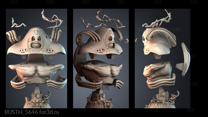 BUSTH_5646 3d stl модель для ЧПУ