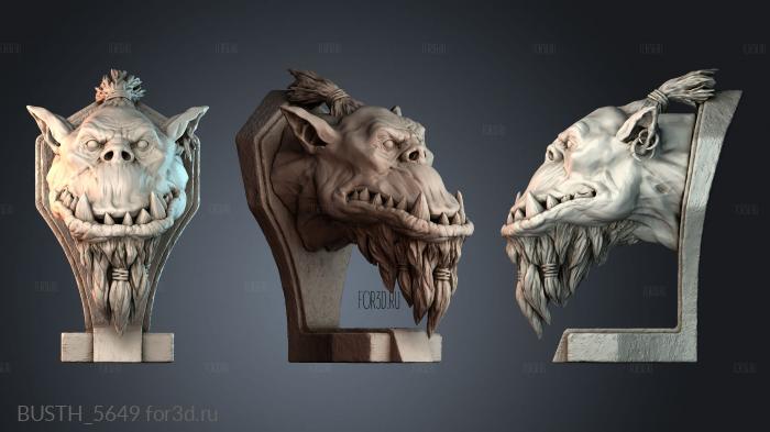 BUSTH_5649 3d stl модель для ЧПУ