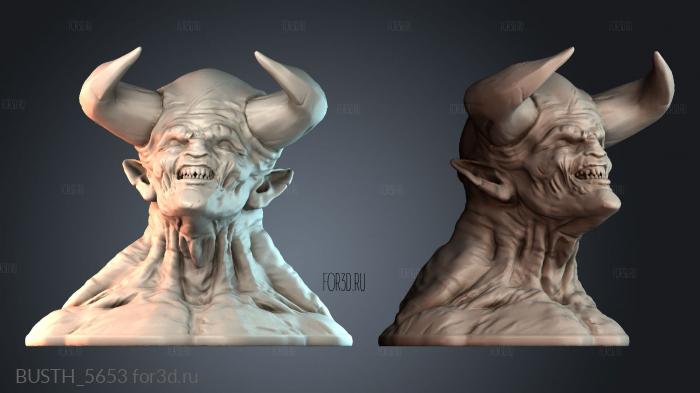 BUSTH_5653 3d stl модель для ЧПУ