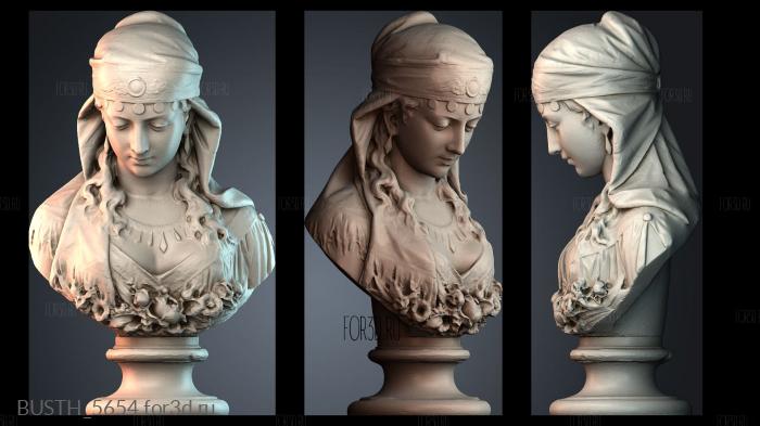 BUSTH_5654 3d stl модель для ЧПУ