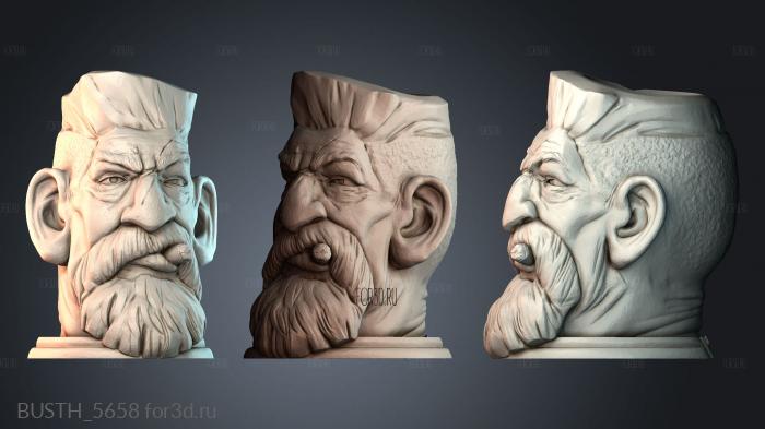 BUSTH_5658 3d stl модель для ЧПУ