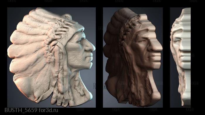 BUSTH_5659 3d stl модель для ЧПУ