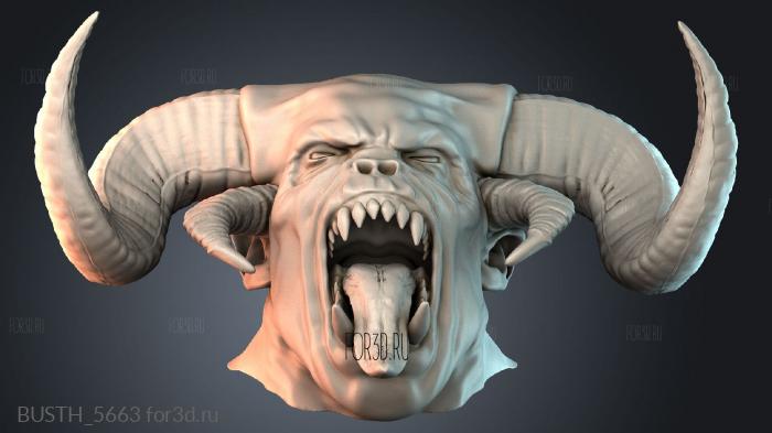 BUSTH_5663 3d stl модель для ЧПУ