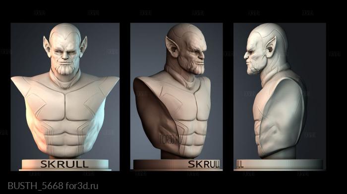 BUSTH_5668 3d stl модель для ЧПУ