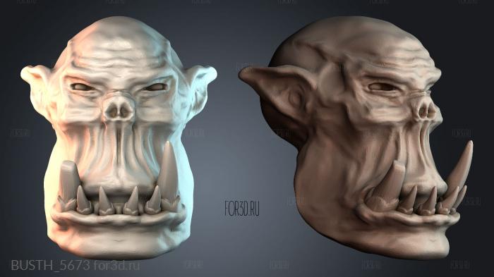 BUSTH_5673 3d stl модель для ЧПУ