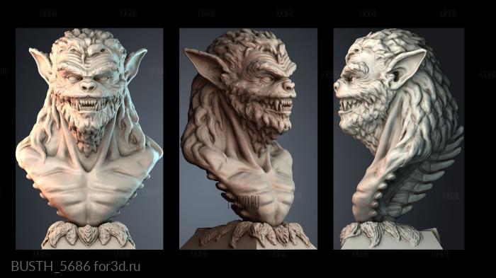 BUSTH_5686 3d stl модель для ЧПУ