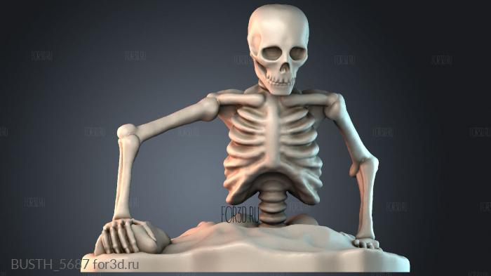 BUSTH_5687 3d stl модель для ЧПУ