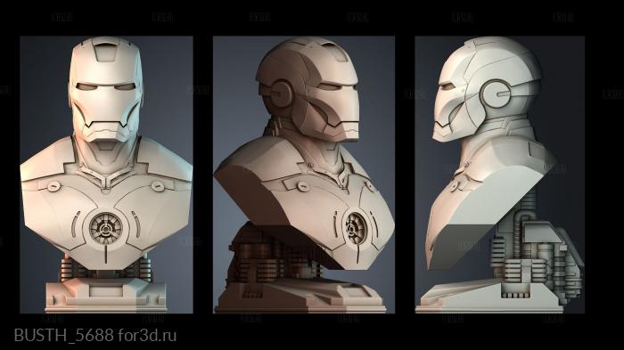 BUSTH_5688 3d stl модель для ЧПУ