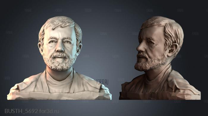 BUSTH_5692 stl model for CNC