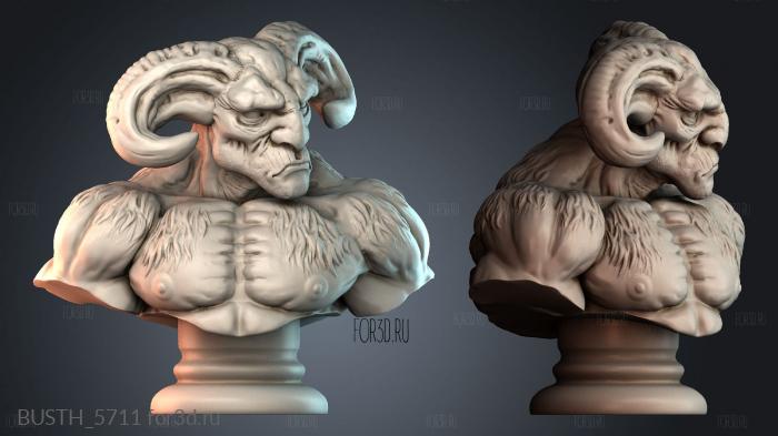 BUSTH_5711 stl model for CNC