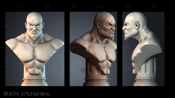 BUSTH_5713 stl model for CNC