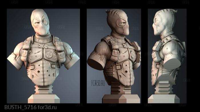 BUSTH_5716 stl model for CNC