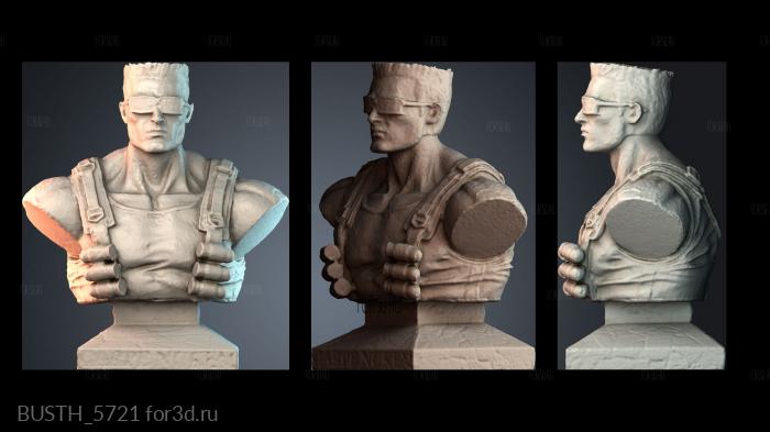 BUSTH_5721 stl model for CNC