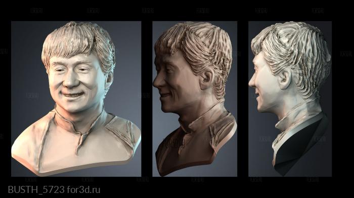 BUSTH_5723 stl model for CNC