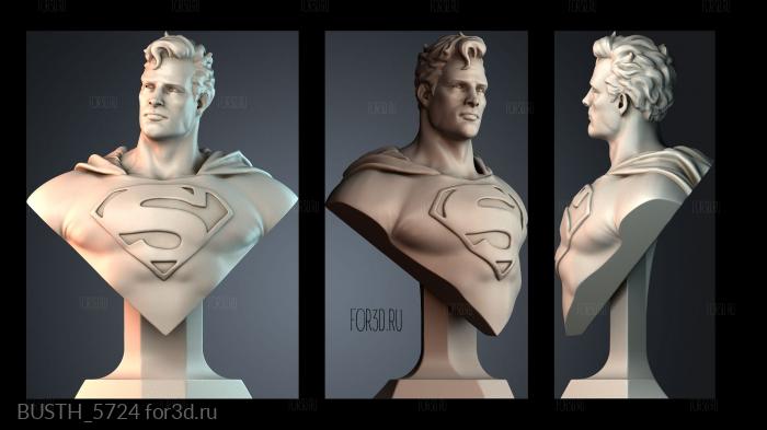 BUSTH_5724 stl model for CNC