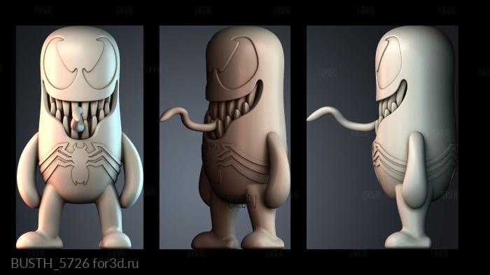 BUSTH_5726 stl model for CNC