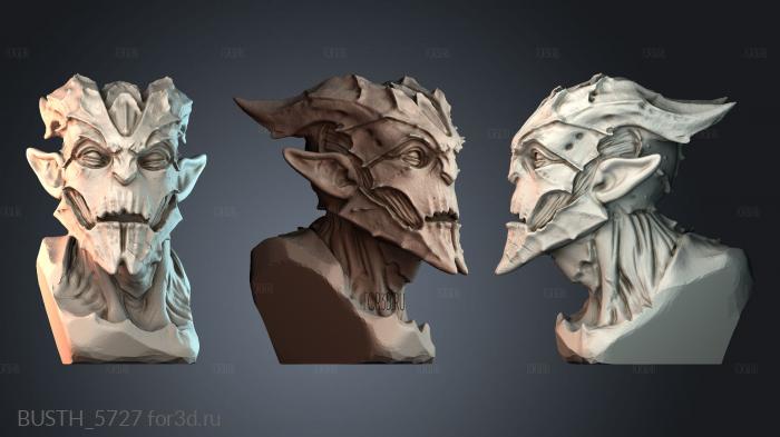 BUSTH_5727 stl model for CNC