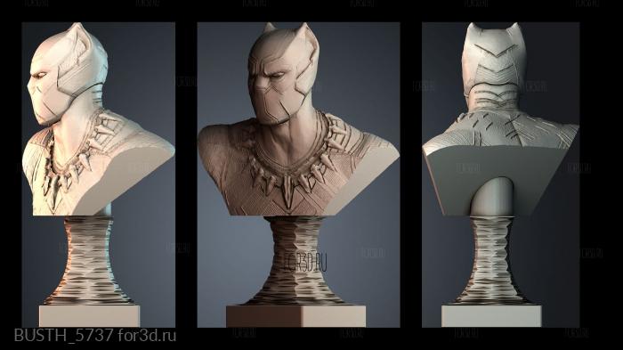 BUSTH_5737 stl model for CNC