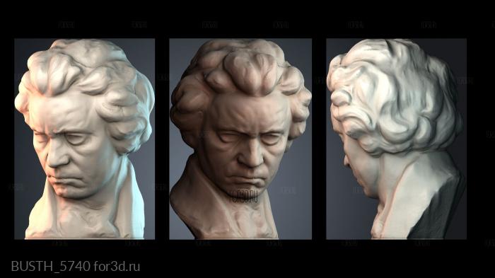 BUSTH_5740 stl model for CNC