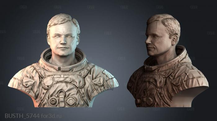 BUSTH_5744 stl model for CNC