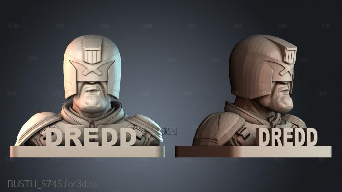 BUSTH_5745 stl model for CNC