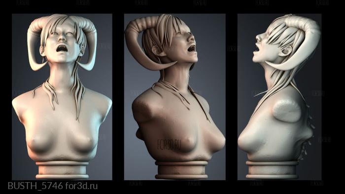 BUSTH_5746 stl model for CNC