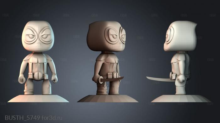 BUSTH_5749 stl model for CNC