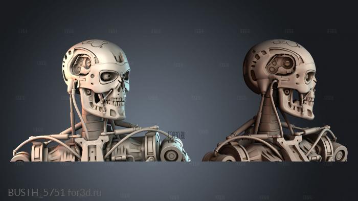 BUSTH_5751 stl model for CNC