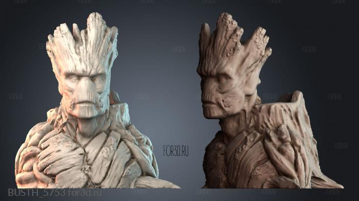 BUSTH_5753 stl model for CNC