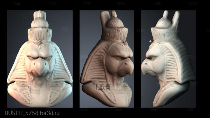 BUSTH_5758 stl model for CNC
