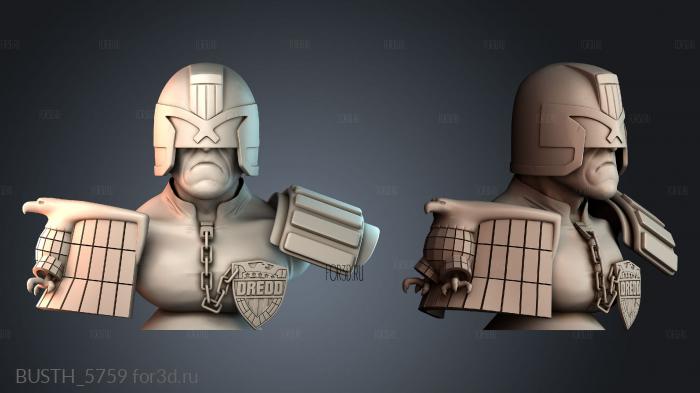 BUSTH_5759 stl model for CNC