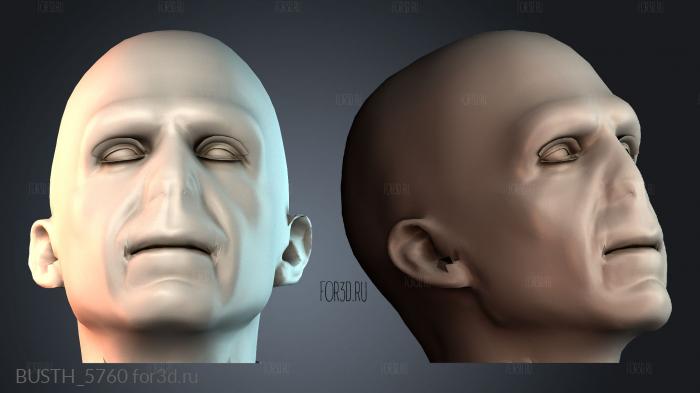 BUSTH_5760 stl model for CNC