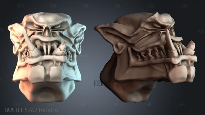 BUSTH_5762 stl model for CNC