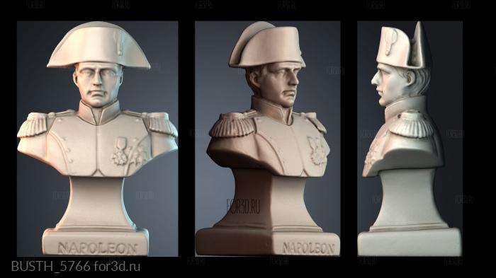 BUSTH_5766 stl model for CNC