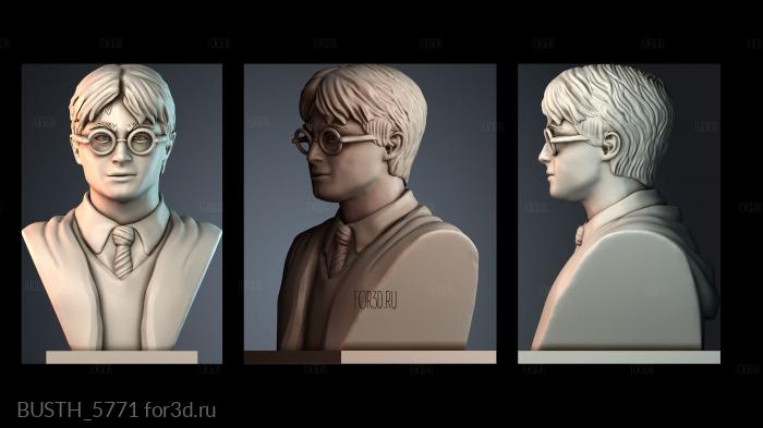 BUSTH_5771 stl model for CNC