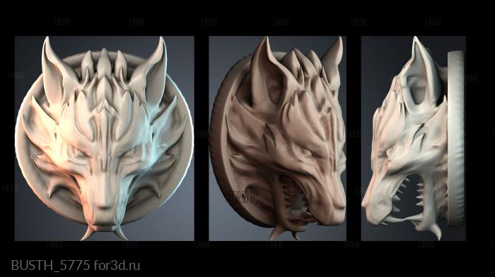 BUSTH_5775 stl model for CNC