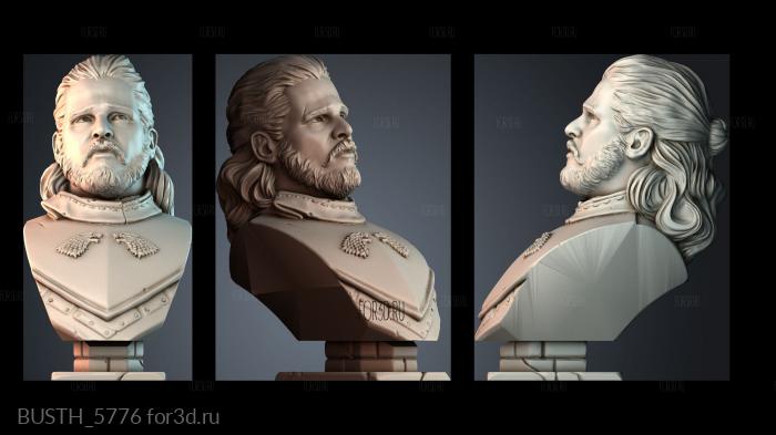 BUSTH_5776 stl model for CNC