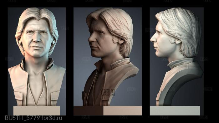 BUSTH_5779 stl model for CNC